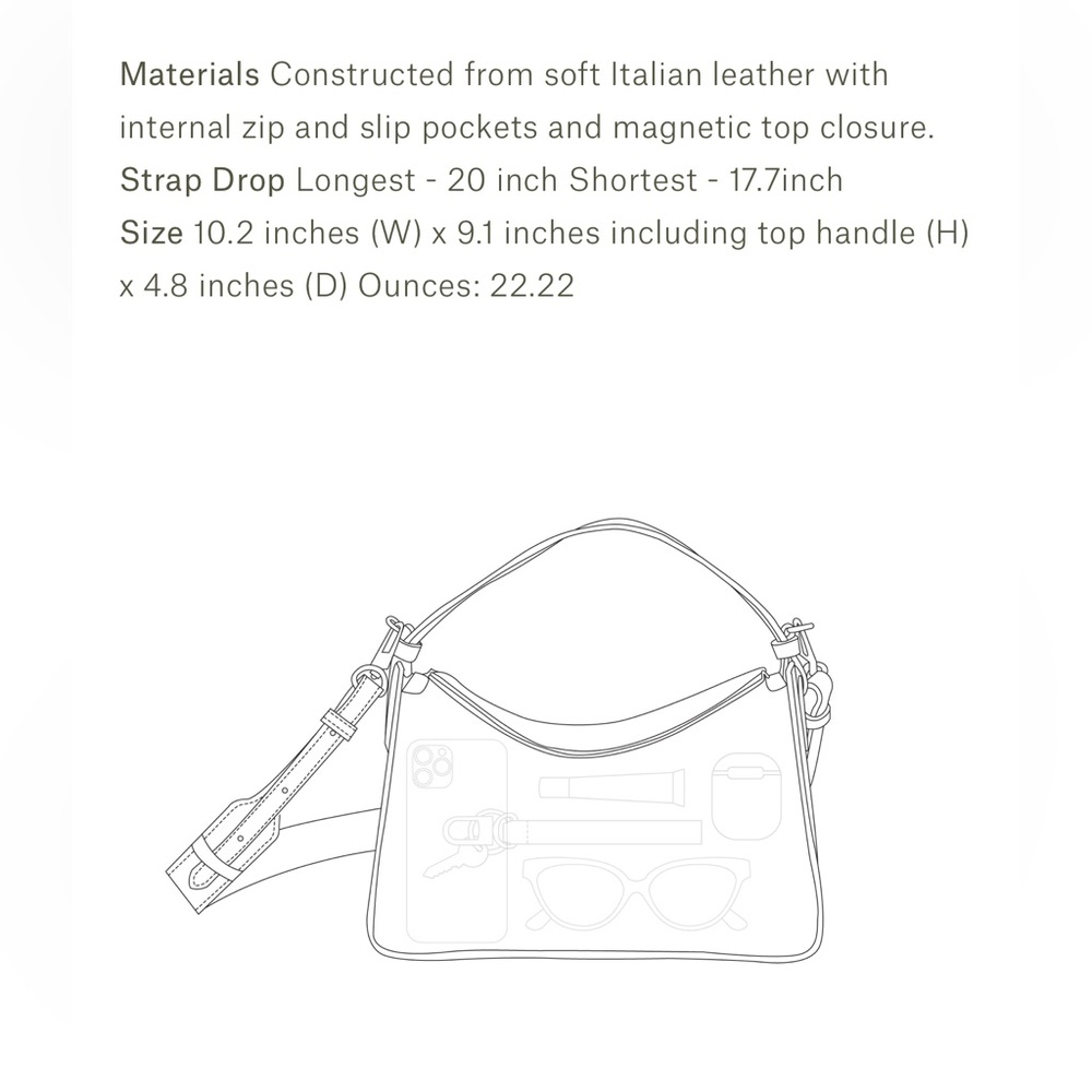 The Horse Brown Pebbled Leather Shoulder Hobo - Picture 9 of 12